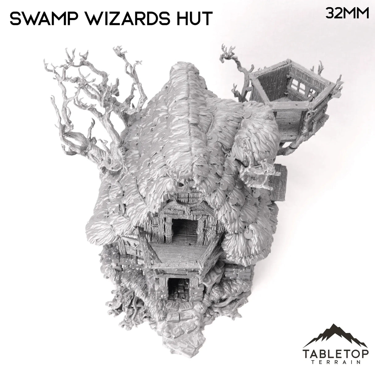 Tabletop Terrain Building Swamp Wizards Hut - The Gloaming Swamp
