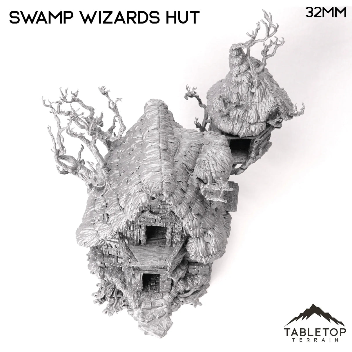 Tabletop Terrain Building Swamp Wizards Hut - The Gloaming Swamp