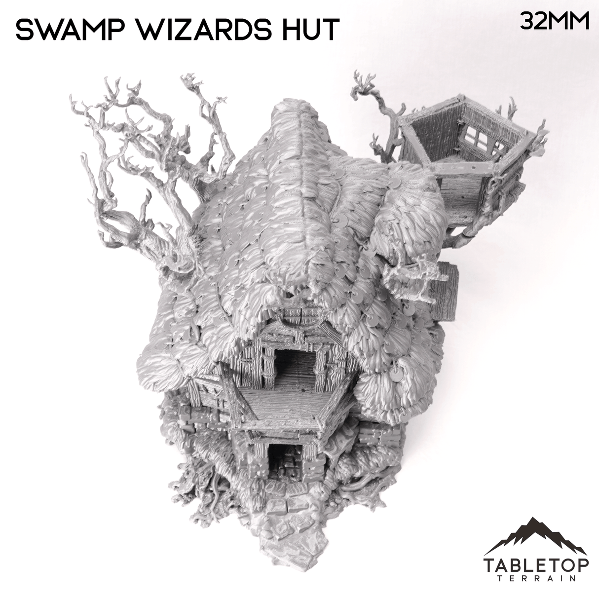 Tabletop Terrain Building Swamp Wizards Hut - The Gloaming Swamp
