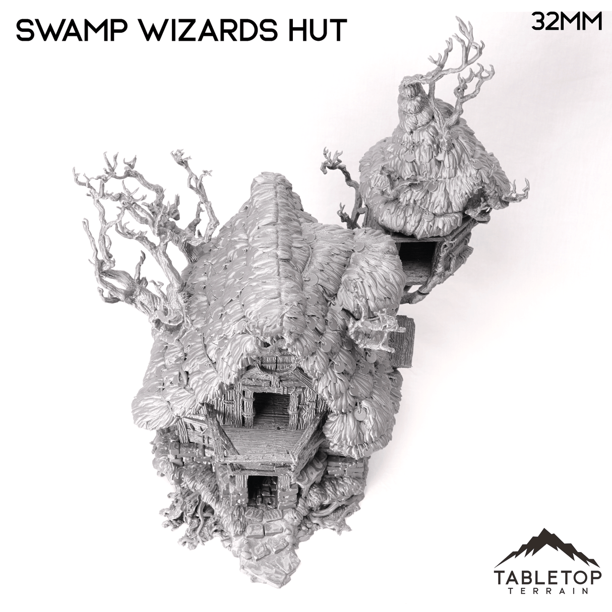 Tabletop Terrain Building Swamp Wizards Hut - The Gloaming Swamp