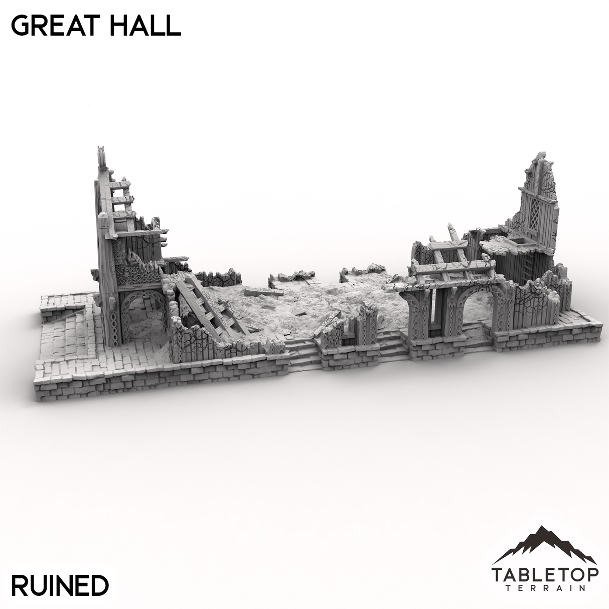 Tabletop Terrain Building The Great Hall - Kingdom of Saxonia