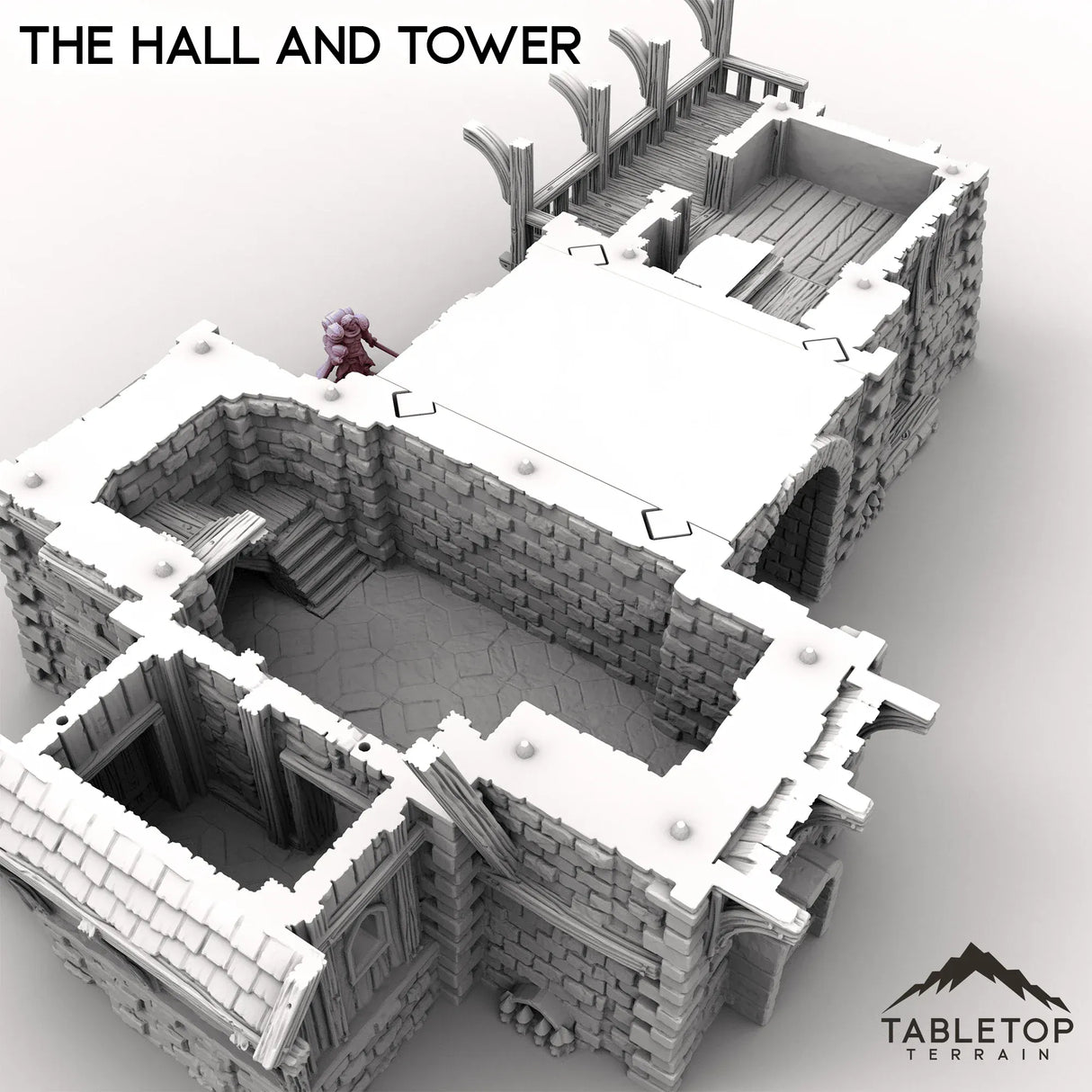 Tabletop Terrain Building The Hall and Tower