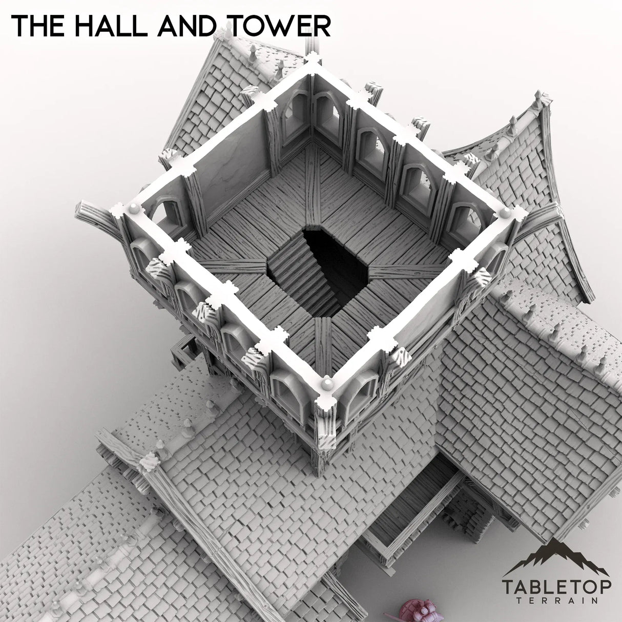 Tabletop Terrain Building The Hall and Tower
