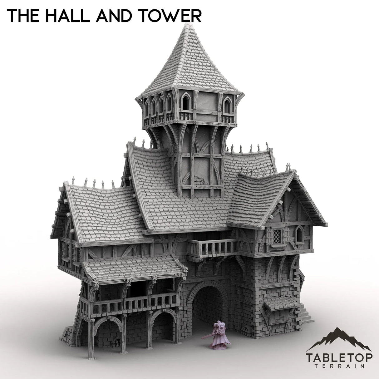 Tabletop Terrain Building The Hall and Tower