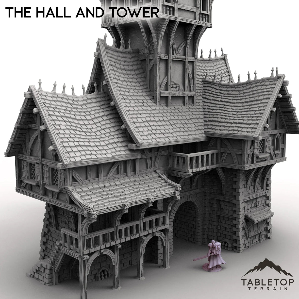 Tabletop Terrain Building The Hall and Tower