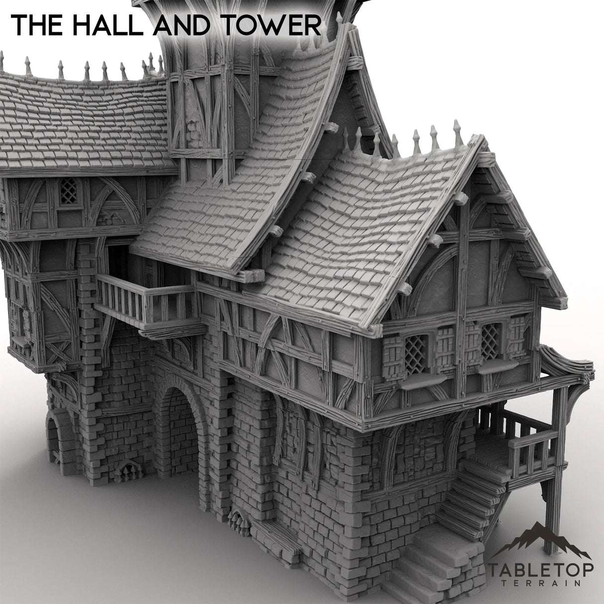 Tabletop Terrain Building The Hall and Tower