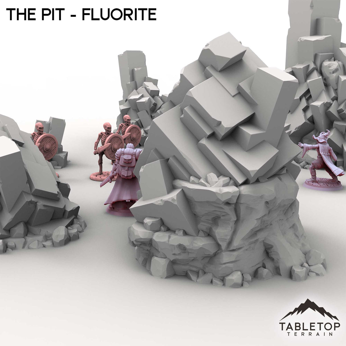 Tabletop Terrain Building The Pit - Fluorite