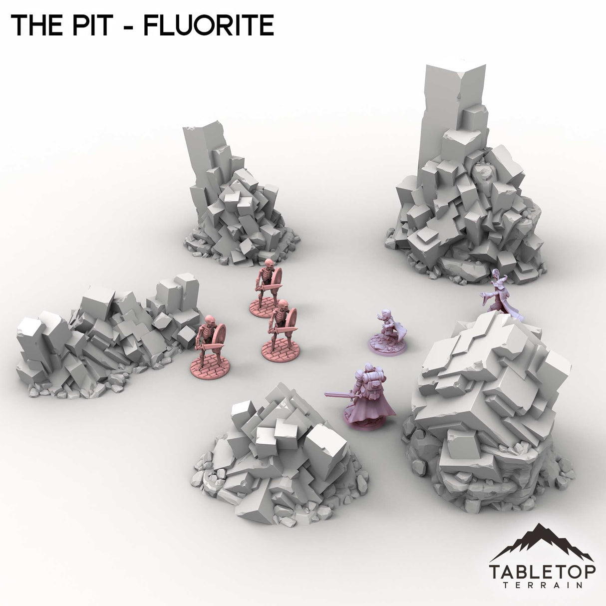 Tabletop Terrain Building The Pit - Fluorite