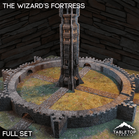 Tabletop Terrain Building The Wizard's Fortress