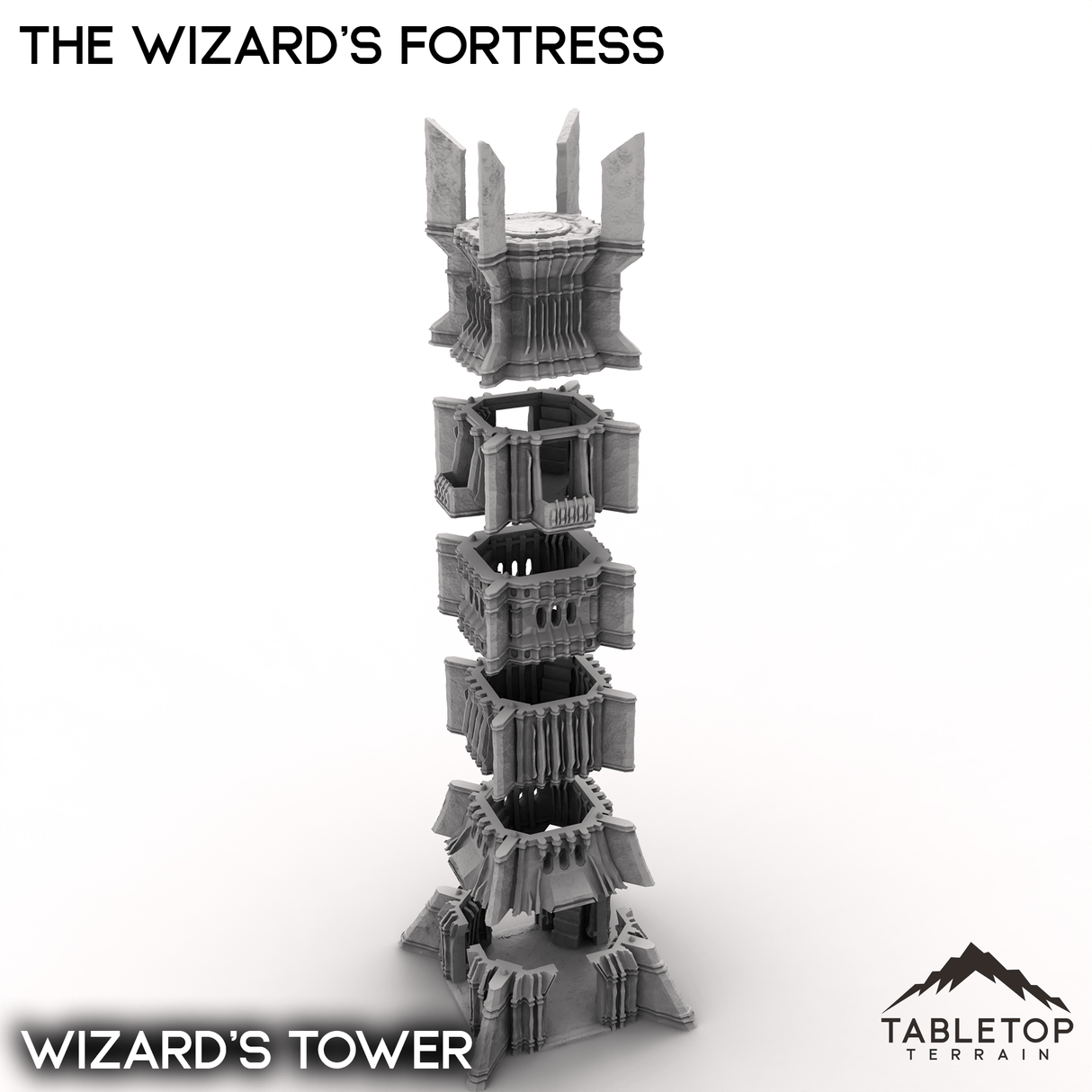 Tabletop Terrain Building The Wizard's Fortress