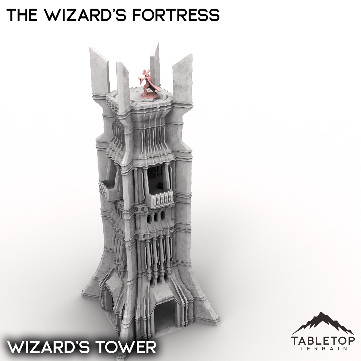 Tabletop Terrain Building The Wizard's Fortress