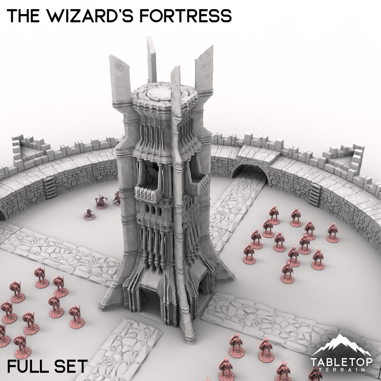 Tabletop Terrain Building The Wizard's Fortress