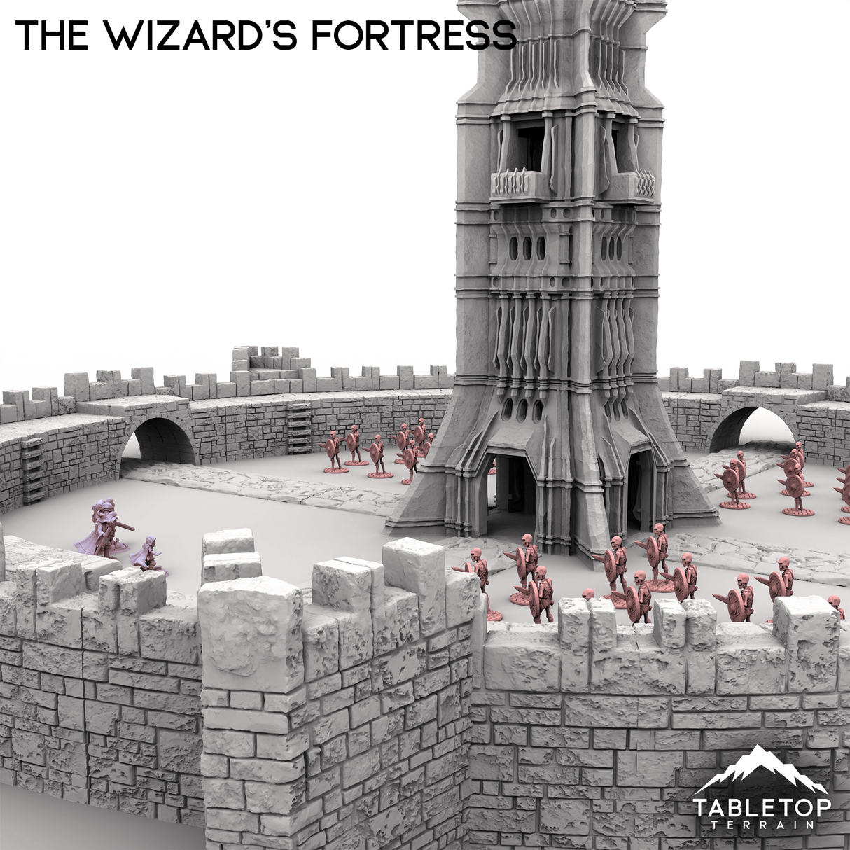 Tabletop Terrain Building The Wizard's Fortress