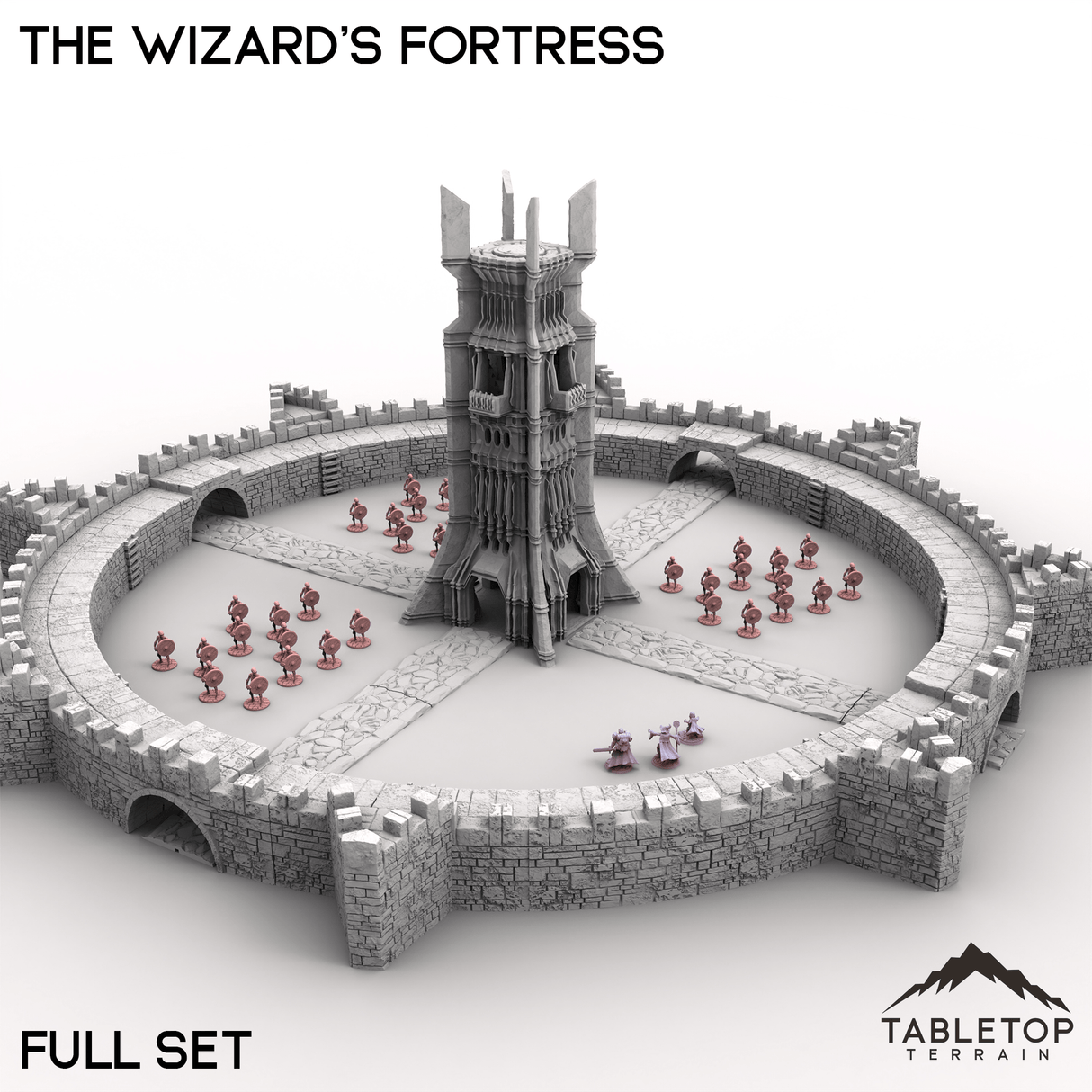 Tabletop Terrain Building The Wizard's Fortress
