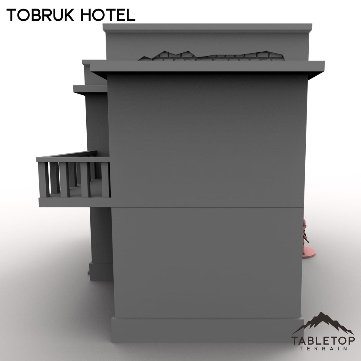 Tabletop Terrain Building Tobruk Hotel