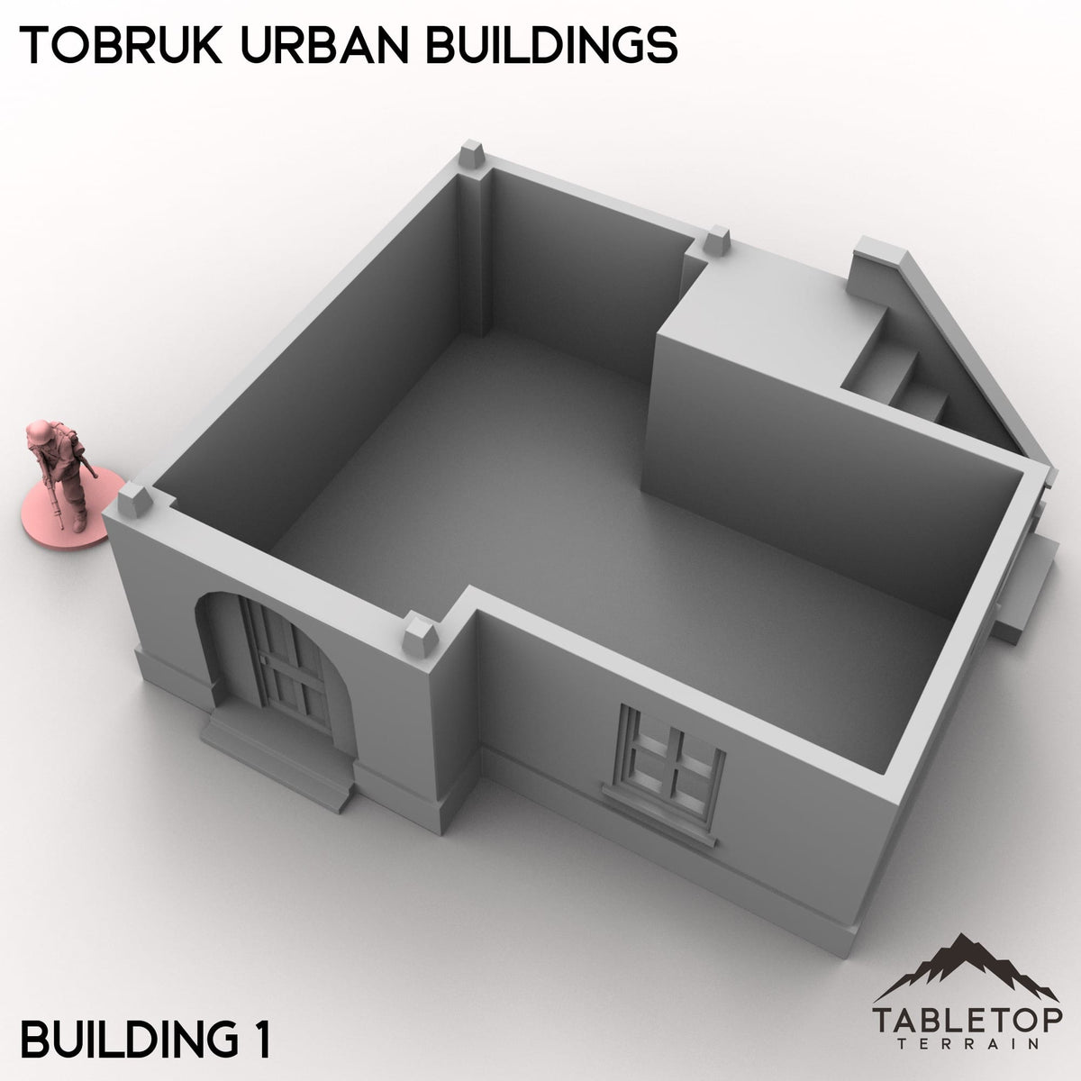 Tabletop Terrain Building Tobruk Urban Buildings