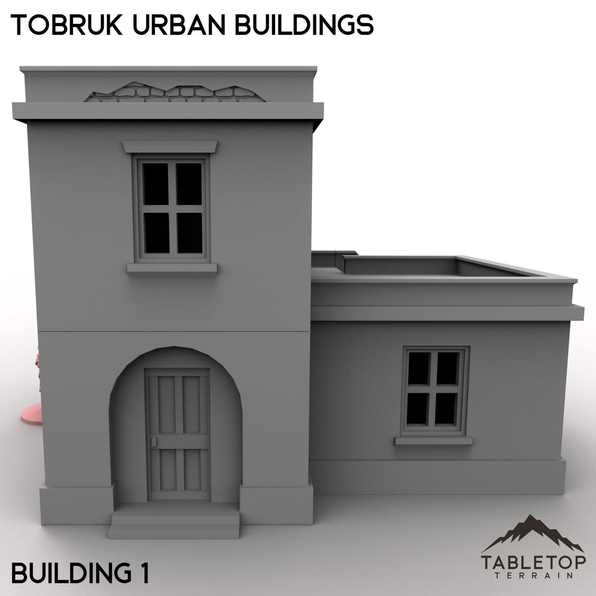 Tabletop Terrain Building Tobruk Urban Buildings