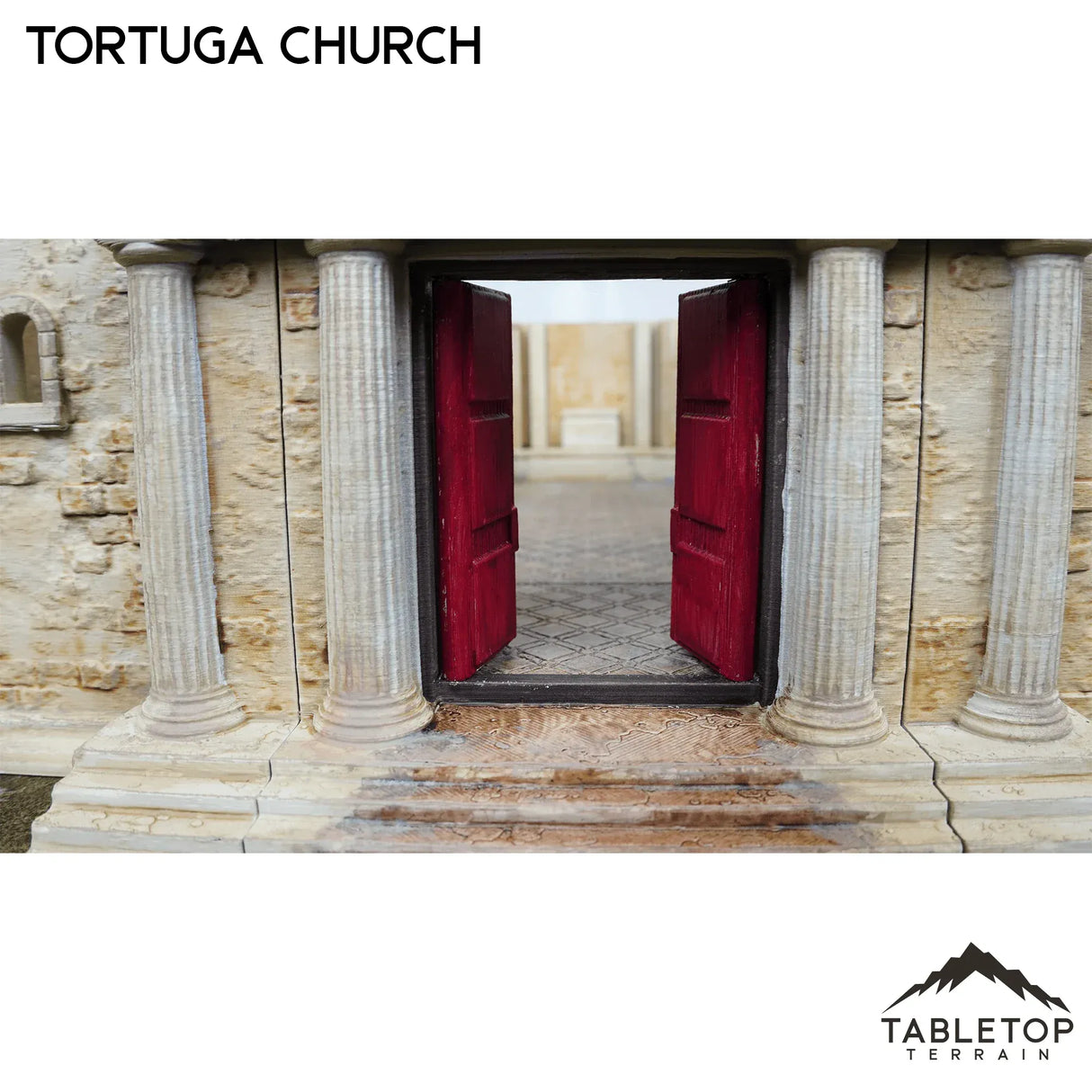 Tabletop Terrain Building Tortuga Church