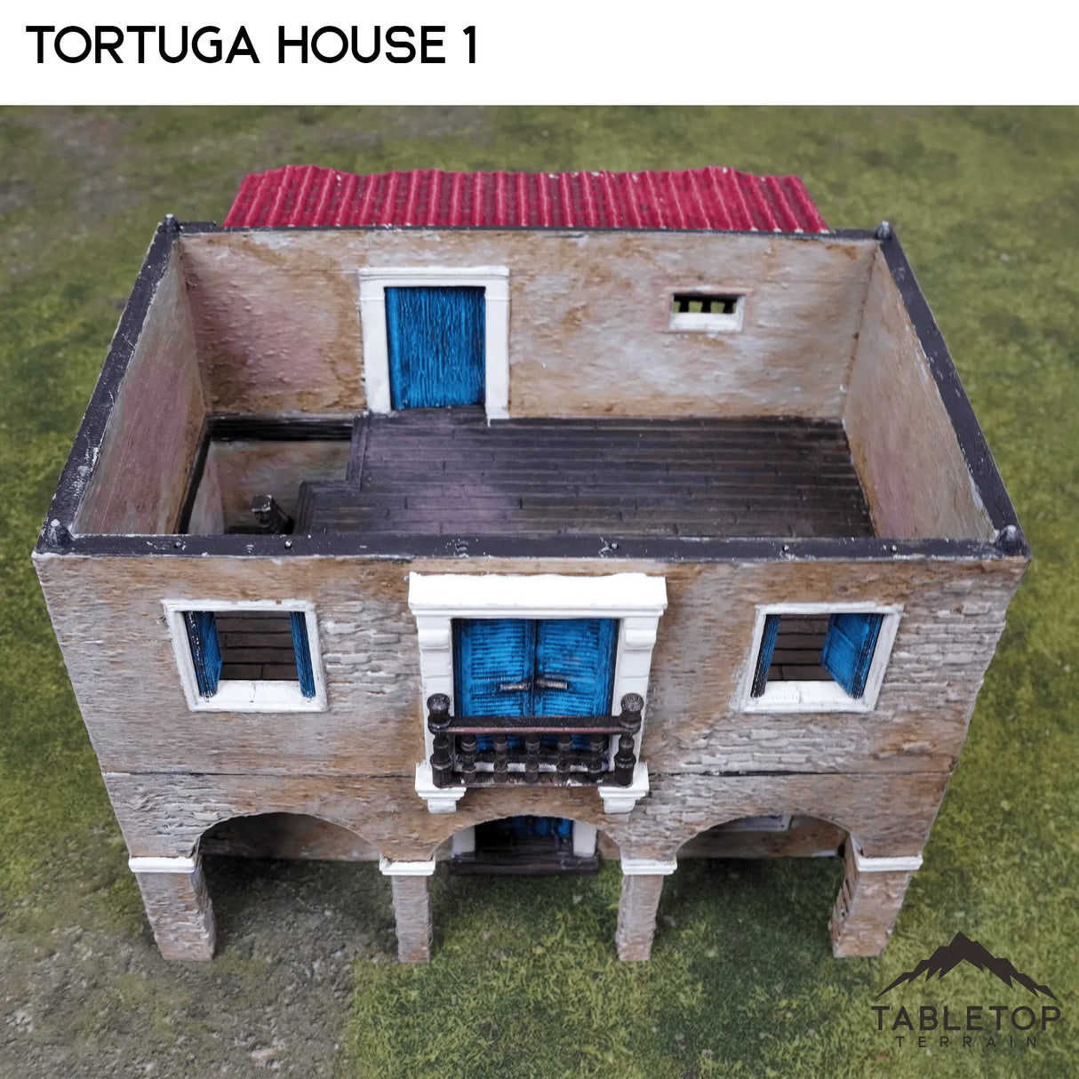 Tabletop Terrain Building Tortuga House 1