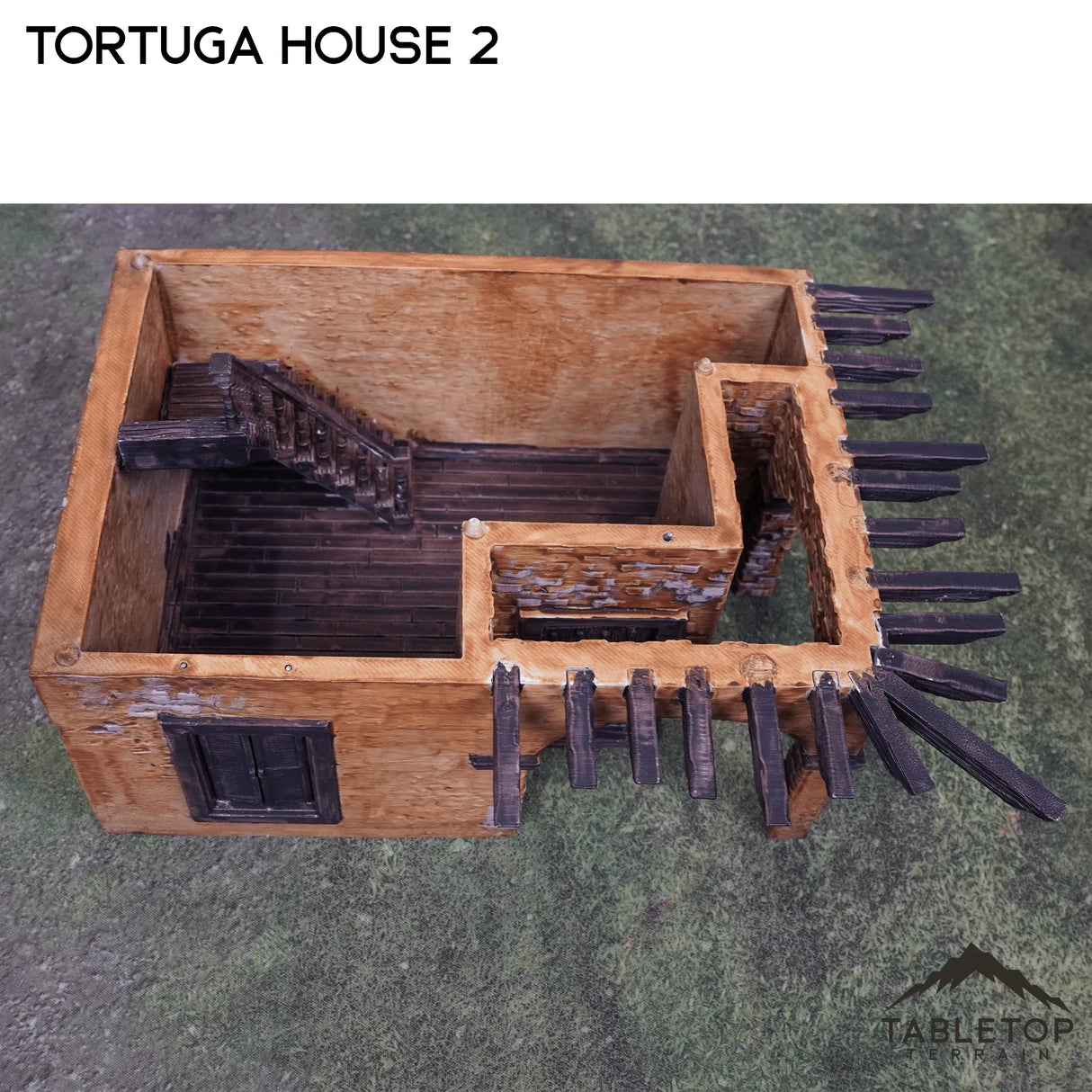 Tabletop Terrain Building Tortuga House 2