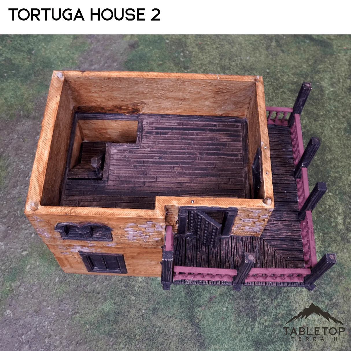 Tabletop Terrain Building Tortuga House 2