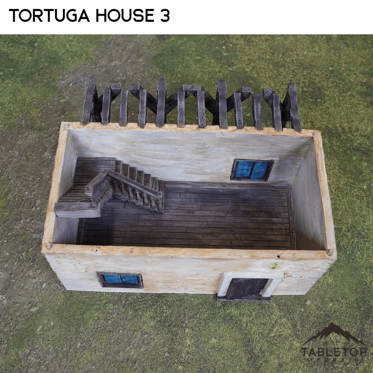 Tabletop Terrain Building Tortuga House 3