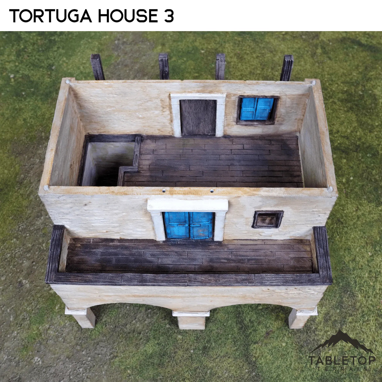 Tabletop Terrain Building Tortuga House 3
