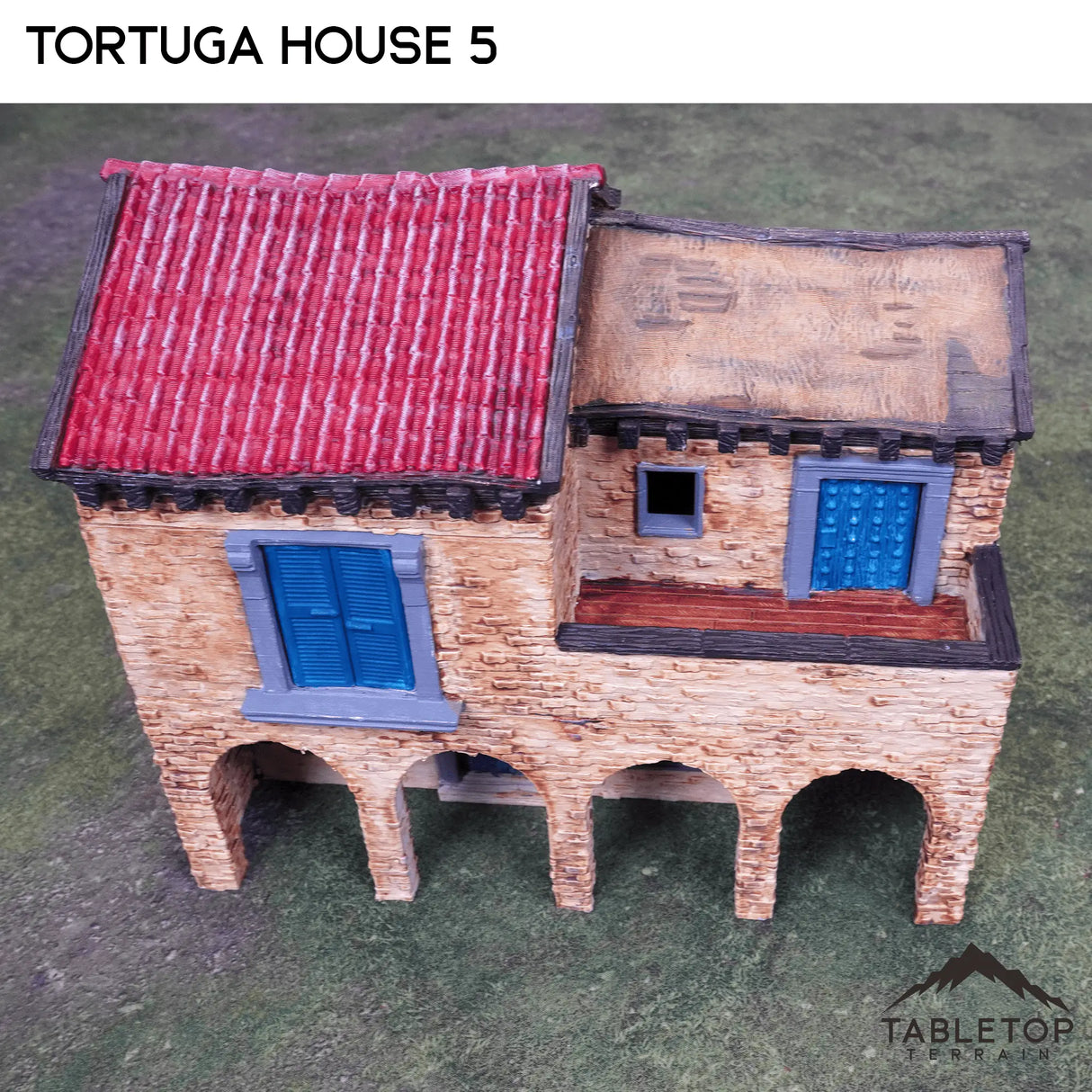 Tabletop Terrain Building Tortuga House 5