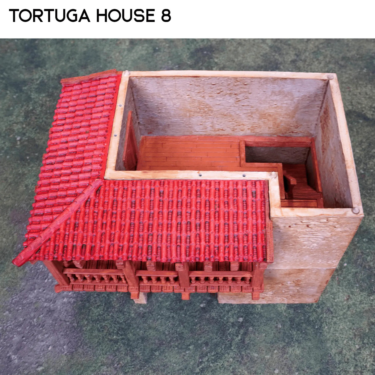 Tabletop Terrain Building Tortuga House 8