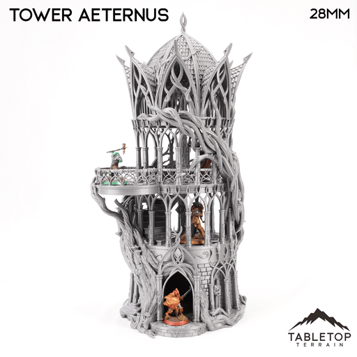 Tabletop Terrain Building Tower Aeternus - Elven Building