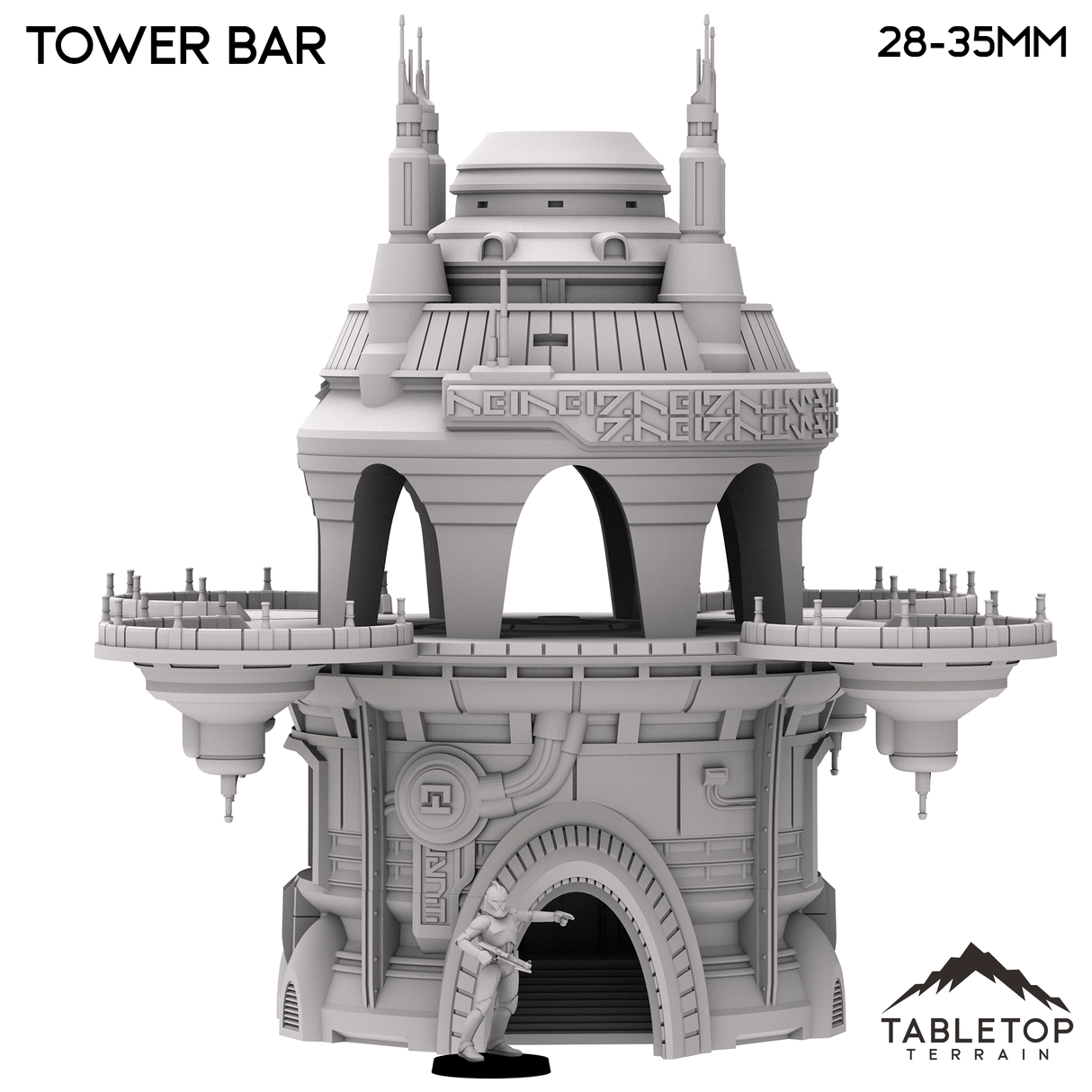 Tabletop Terrain Building Tower Bar