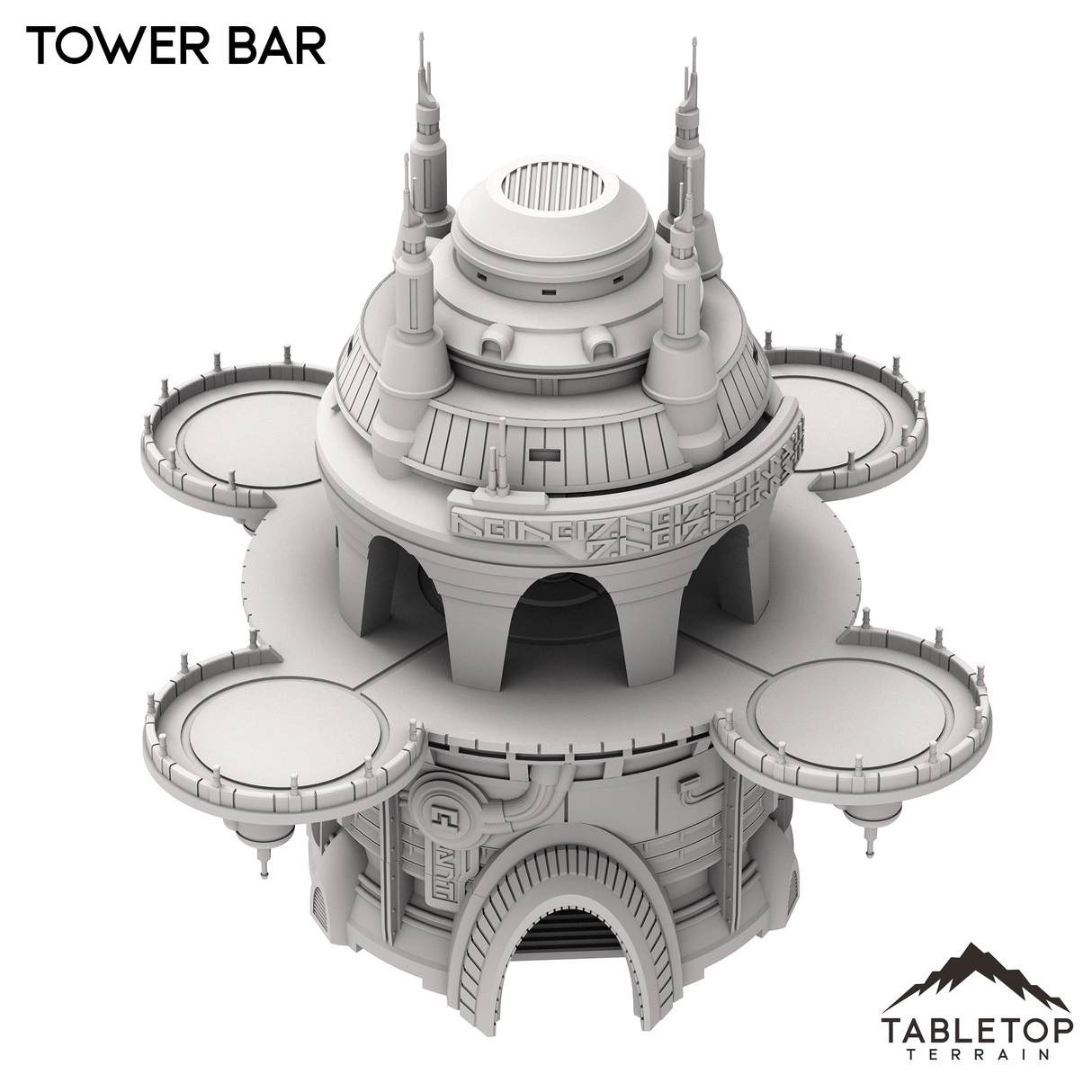 Tabletop Terrain Building Tower Bar