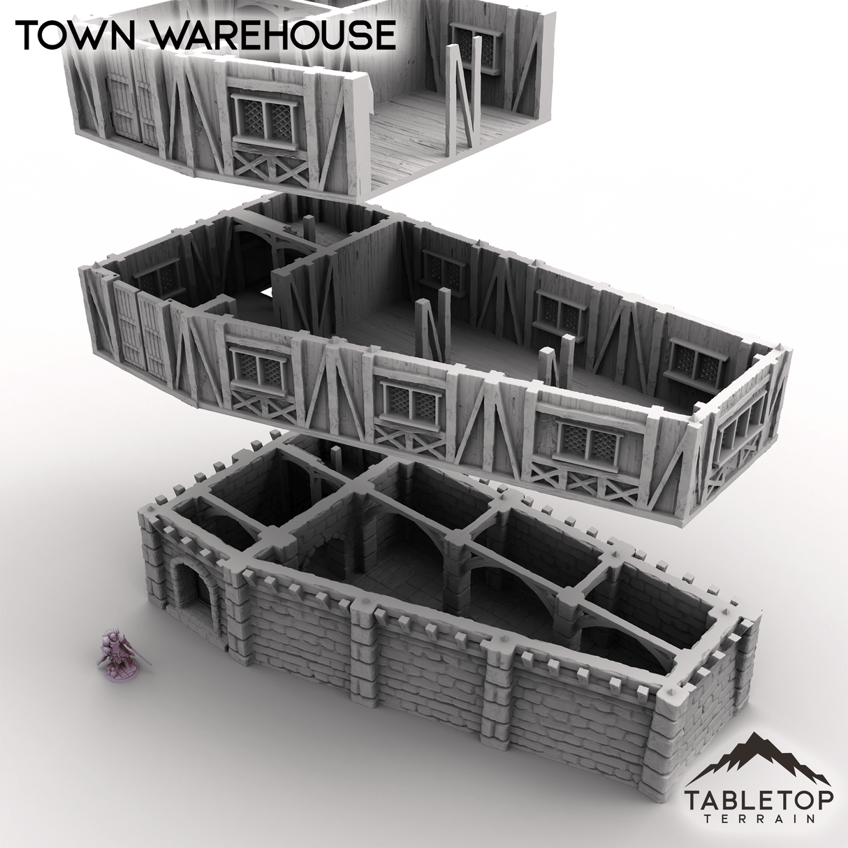 Tabletop Terrain Building Town Warehouse
