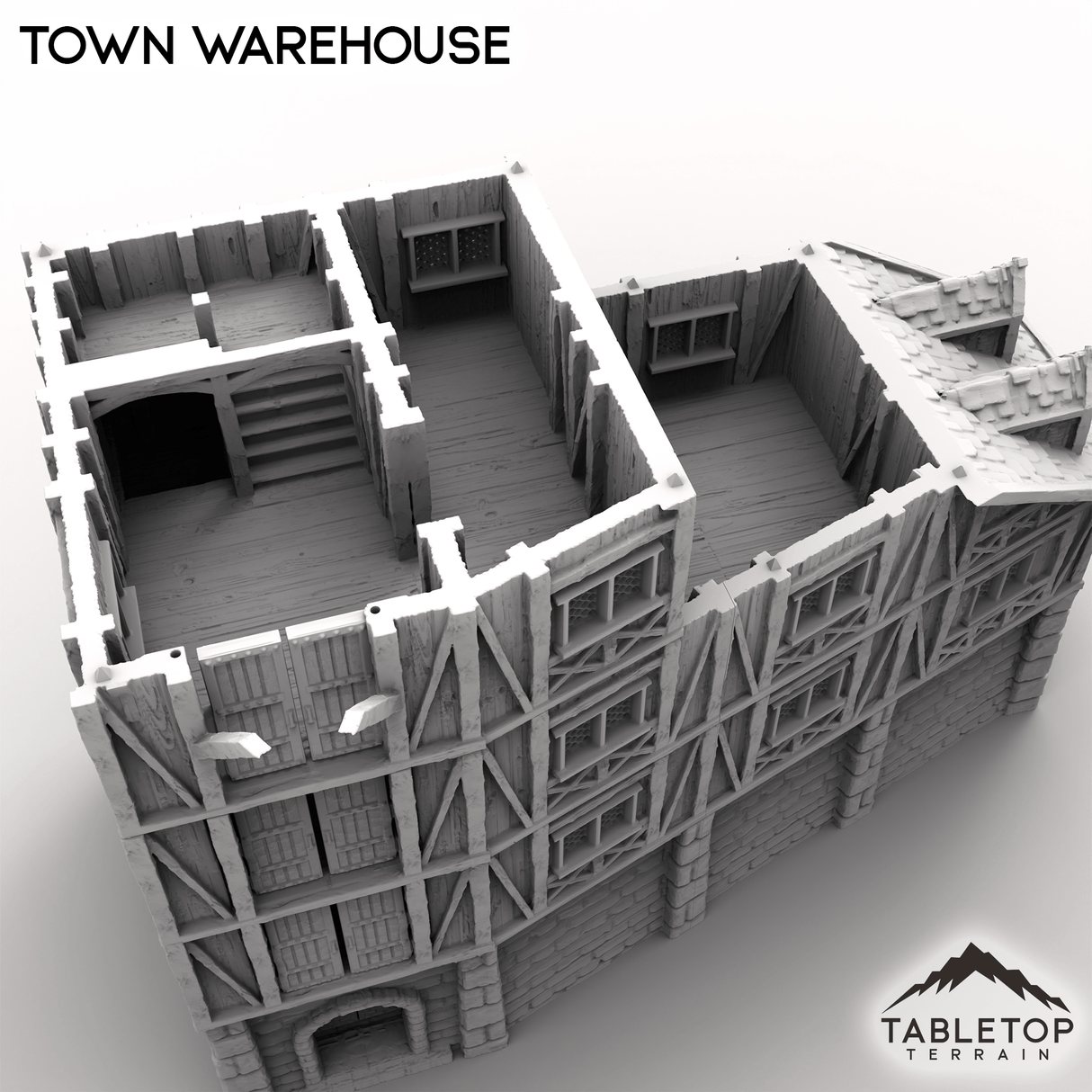 Tabletop Terrain Building Town Warehouse