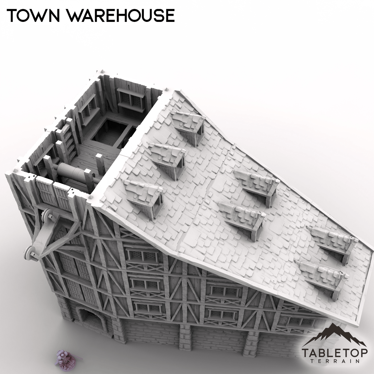 Tabletop Terrain Building Town Warehouse