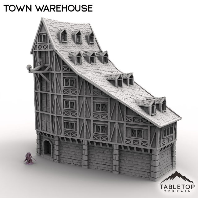 Tabletop Terrain Building Town Warehouse