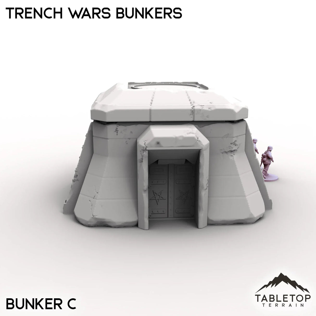 Tabletop Terrain Building Trench Wars Bunkers