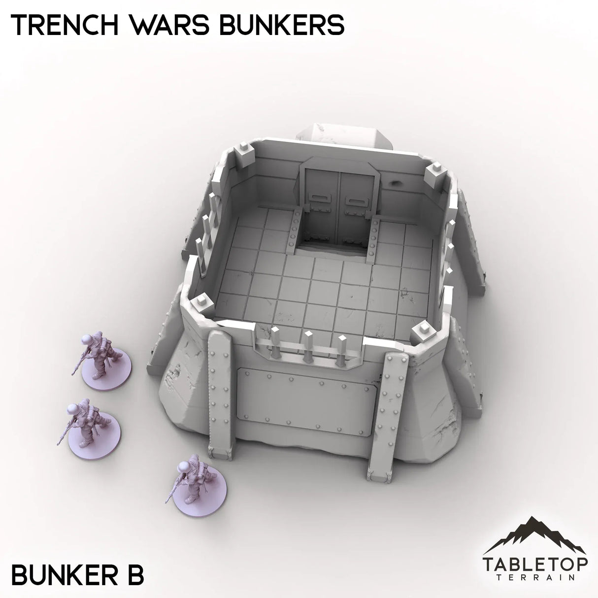 Tabletop Terrain Building Trench Wars Bunkers