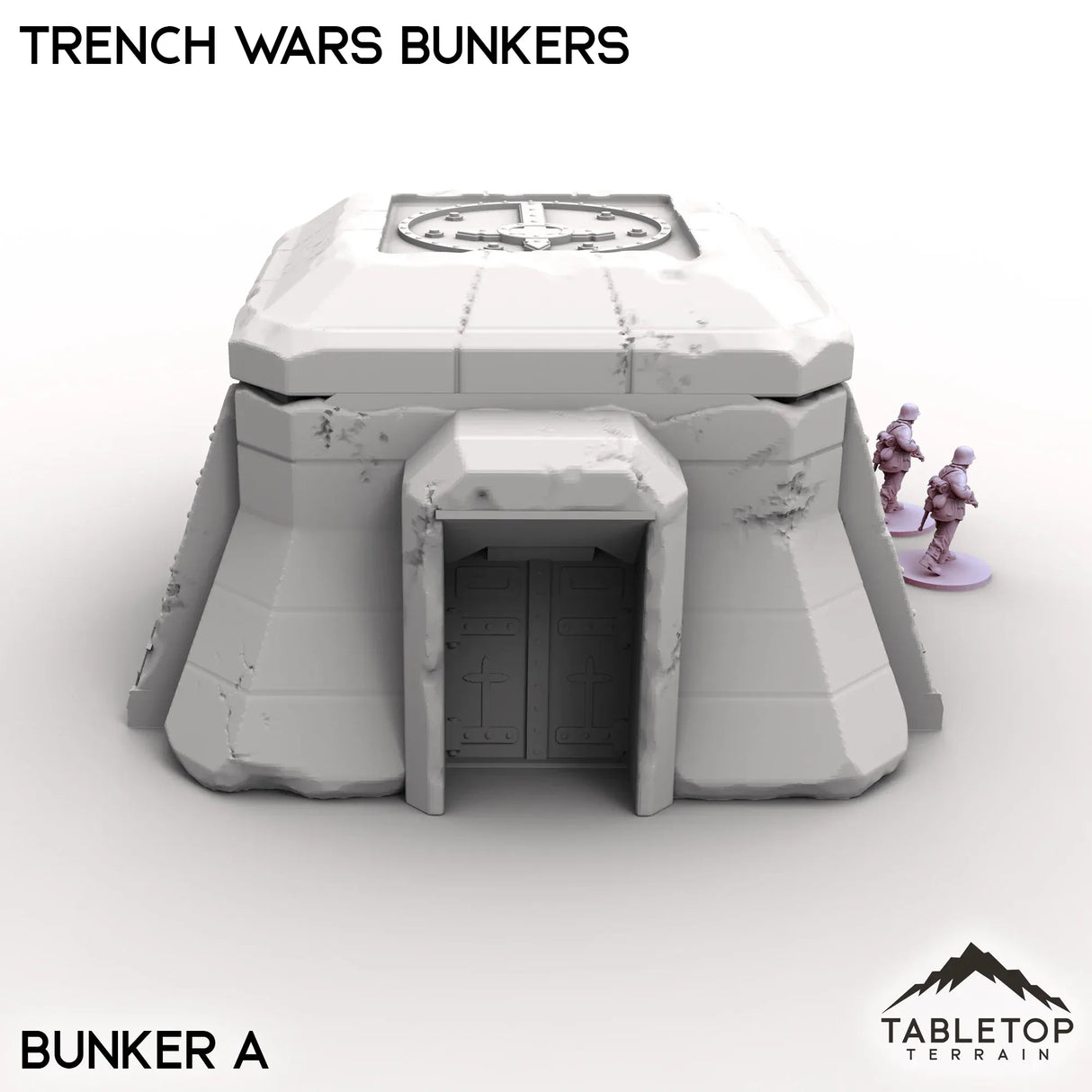 Tabletop Terrain Building Trench Wars Bunkers