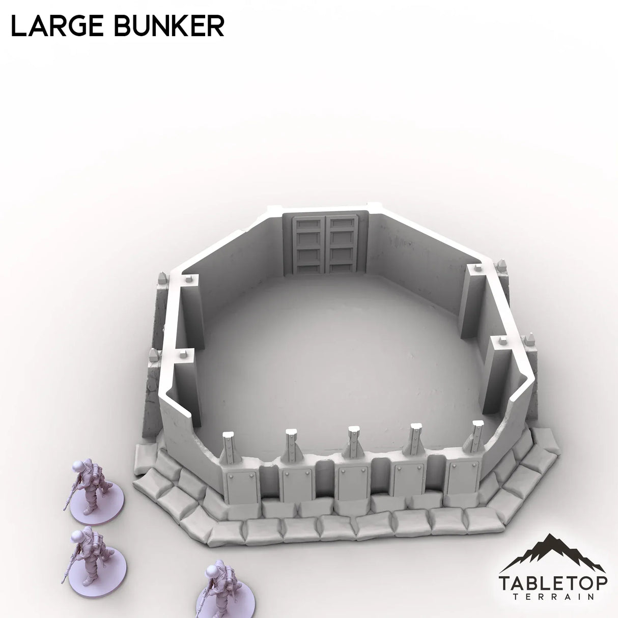 Tabletop Terrain Building Trench Wars Large Bunker