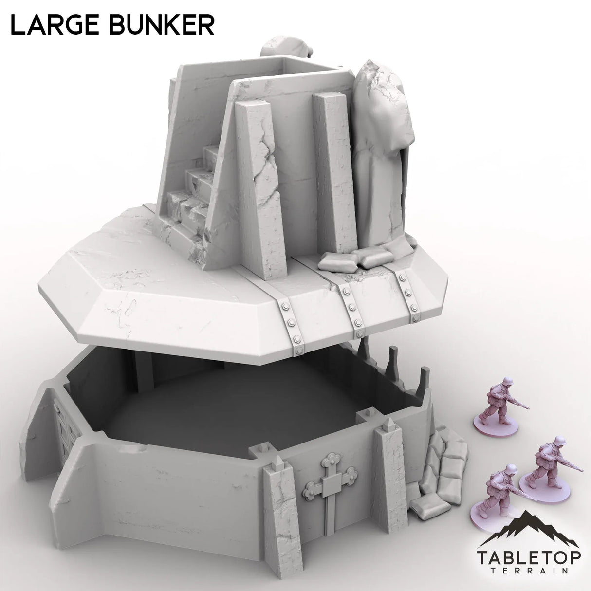 Tabletop Terrain Building Trench Wars Large Bunker