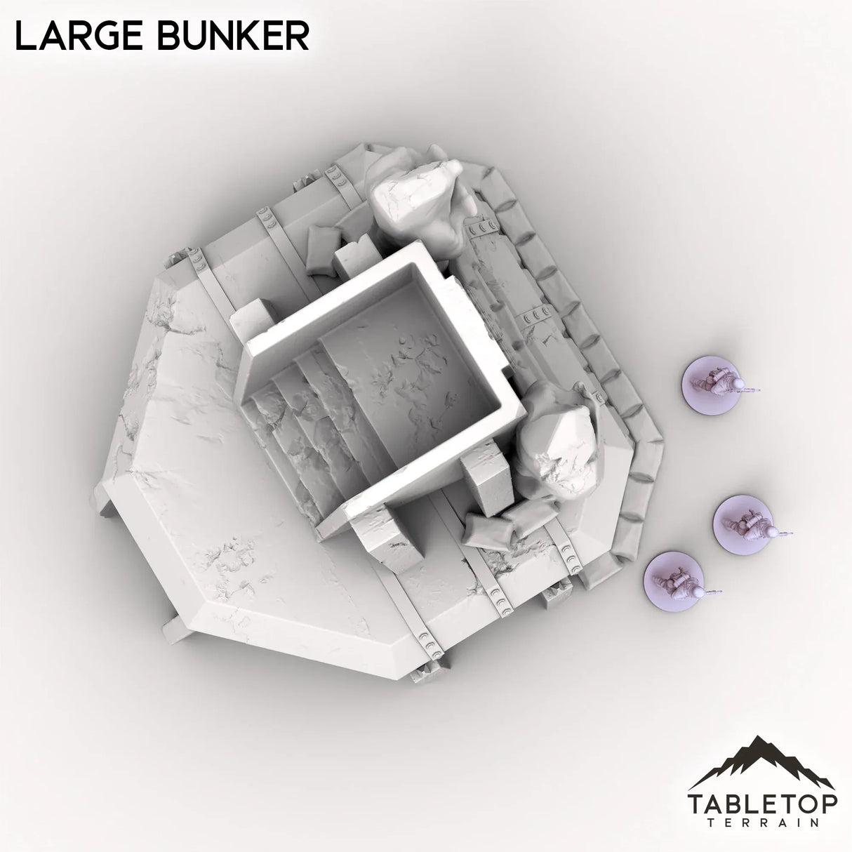 Tabletop Terrain Building Trench Wars Large Bunker