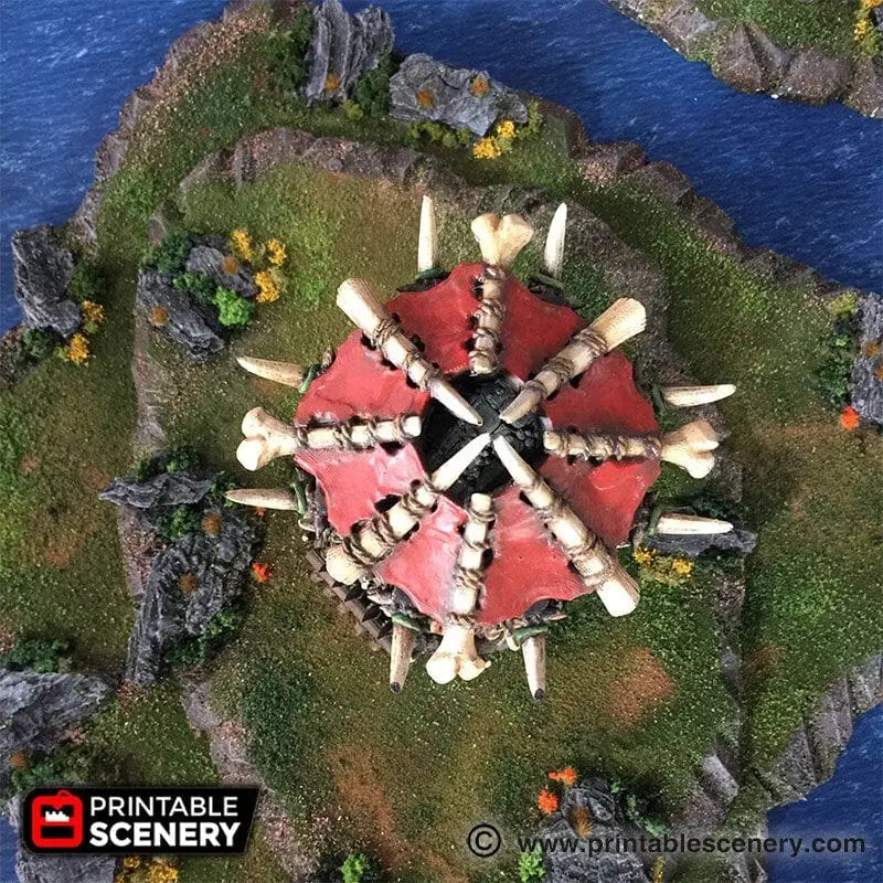 Tabletop Terrain Building Tribal Fort - Tribal Terrain