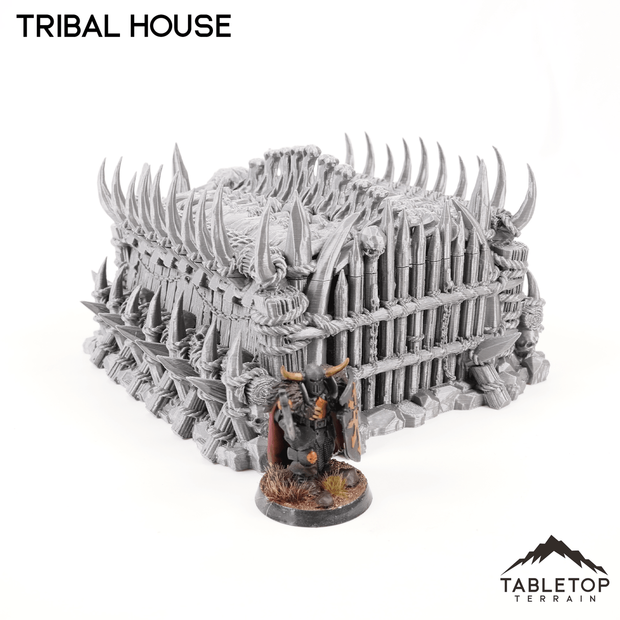 Tabletop Terrain Building Tribal House - Tribal Terrain