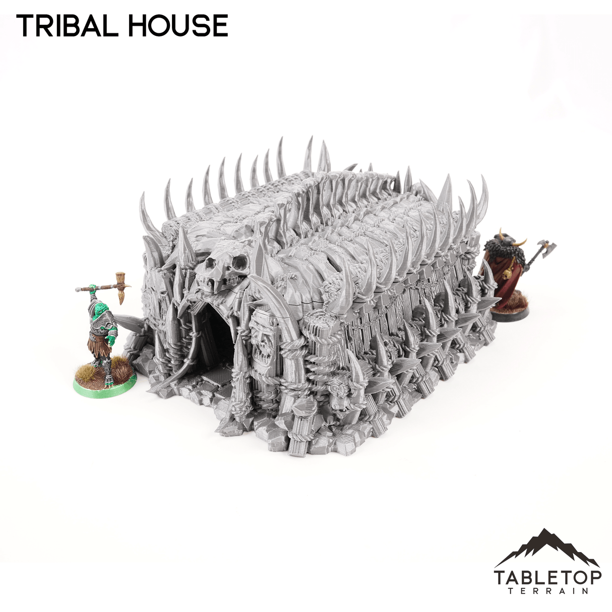 Tabletop Terrain Building Tribal House - Tribal Terrain