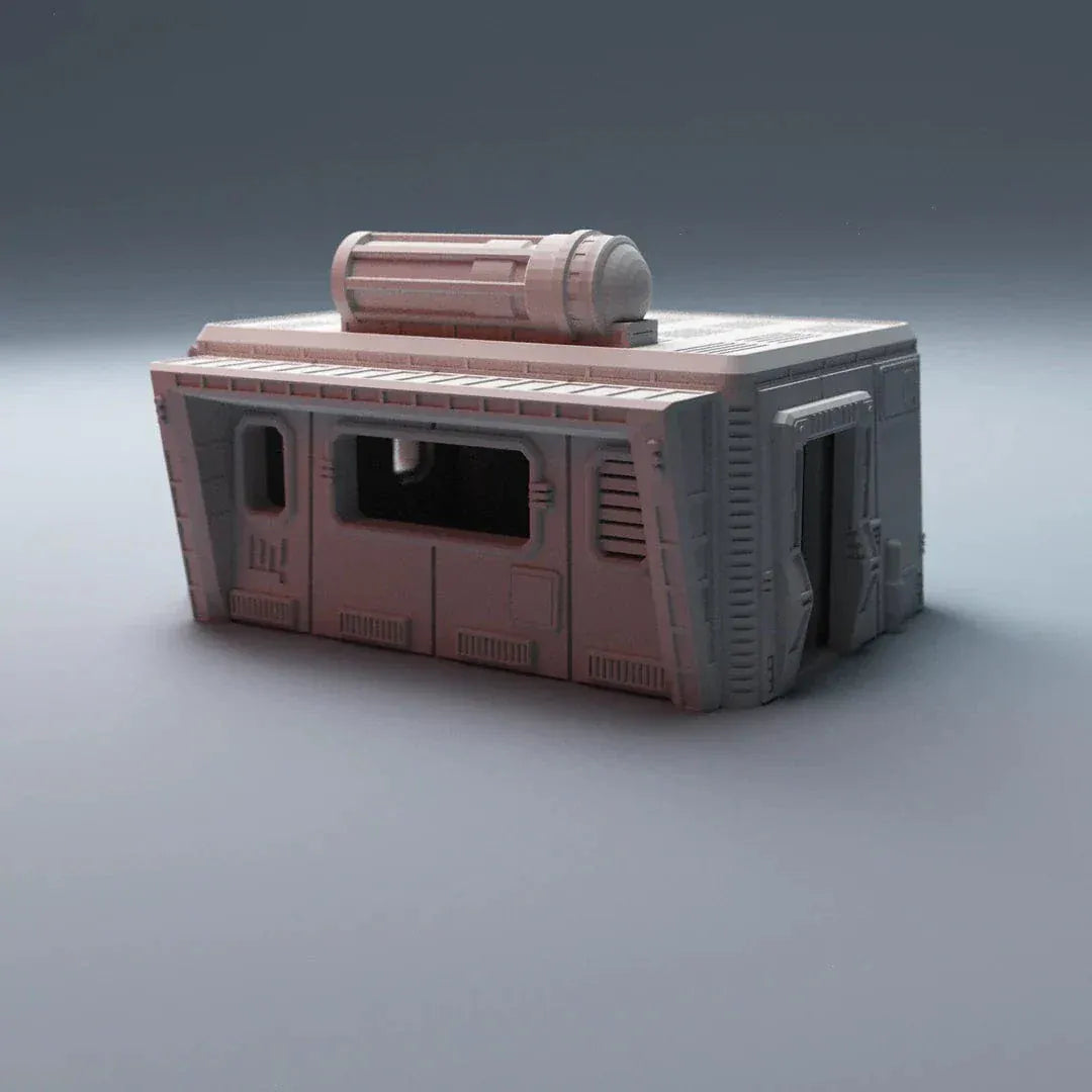 Tabletop Terrain Building Uladh Starport - A Botched Deal - Stargrave Terrain