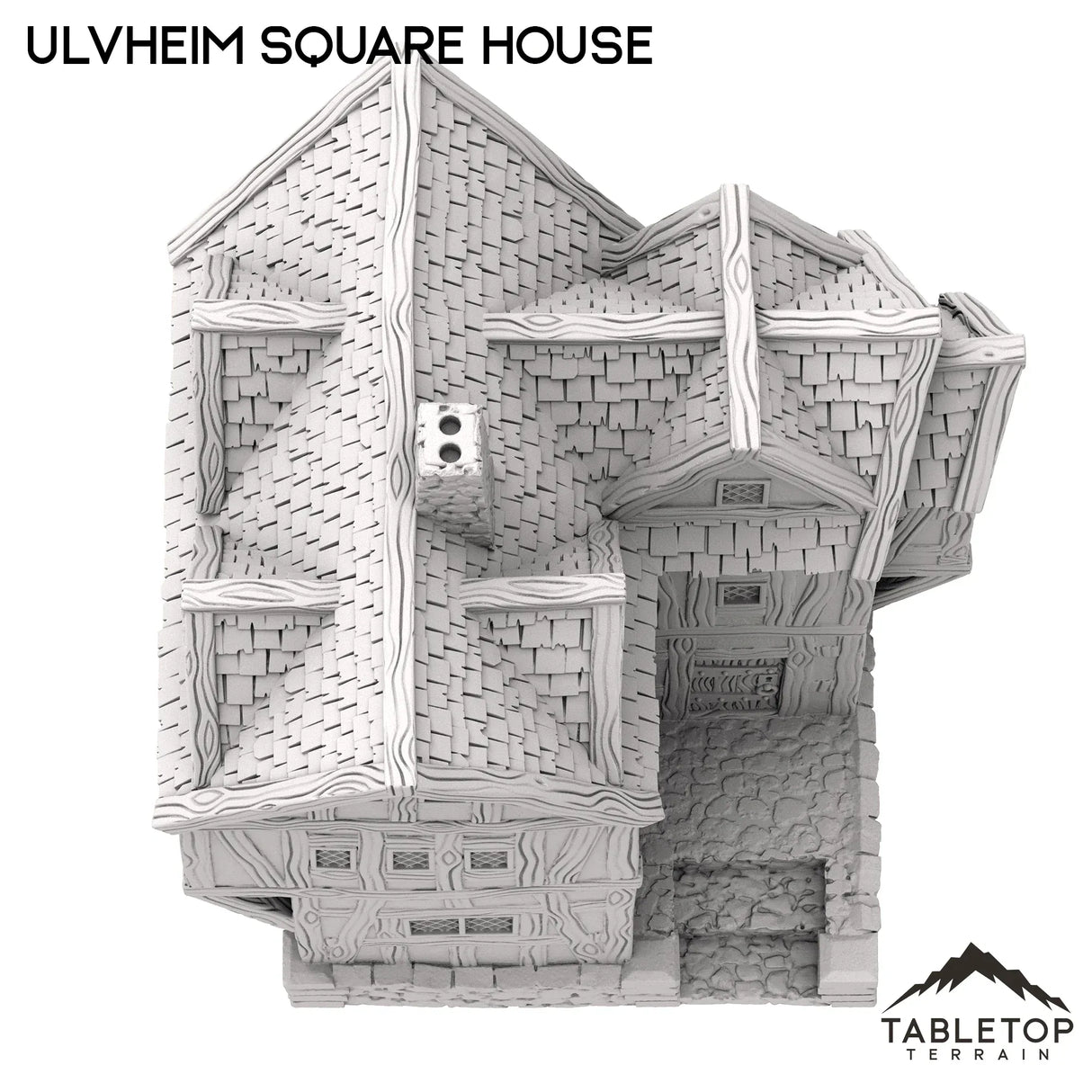 Tabletop Terrain Building Ulvheim Square House - Fantasy Building