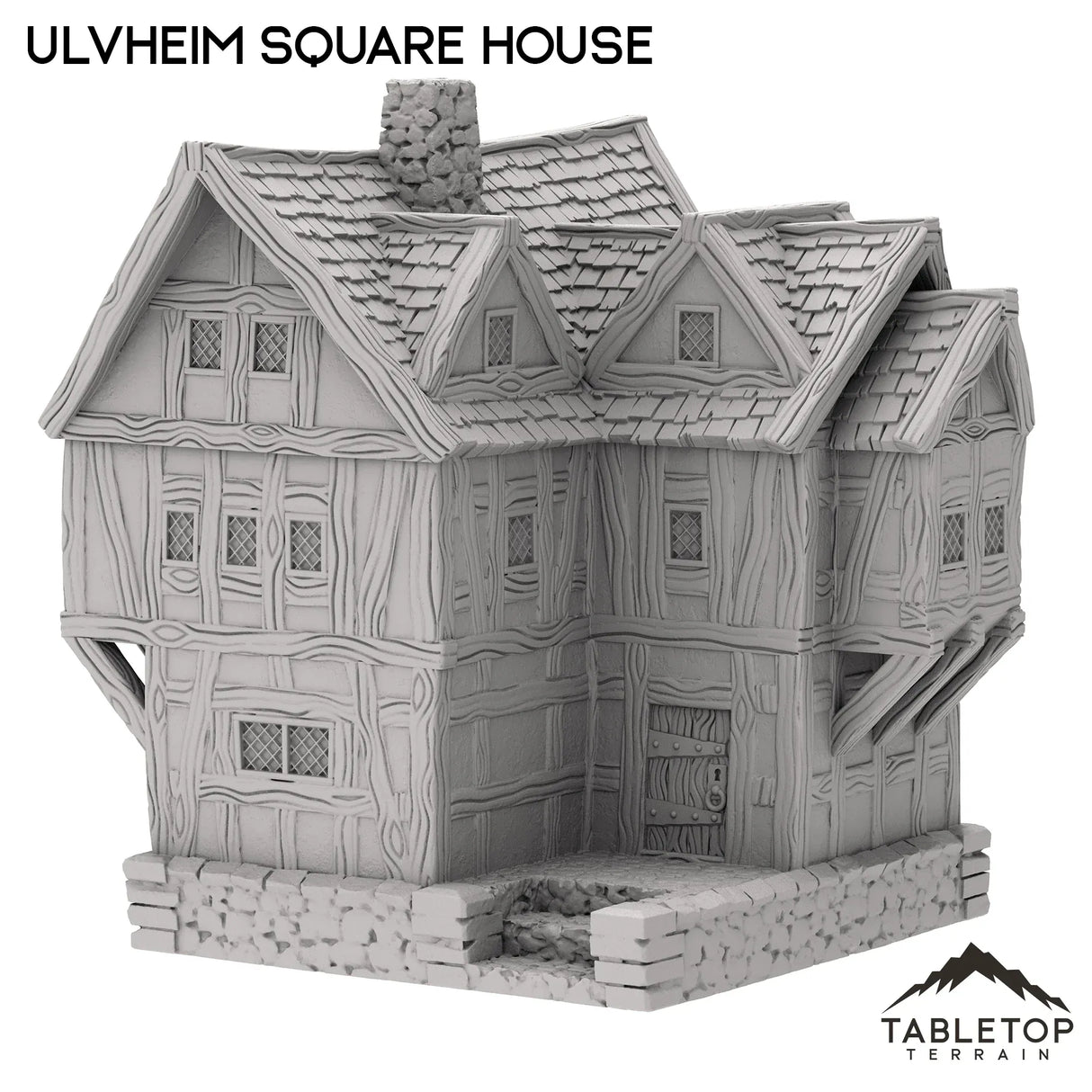 Tabletop Terrain Building Ulvheim Square House - Fantasy Building