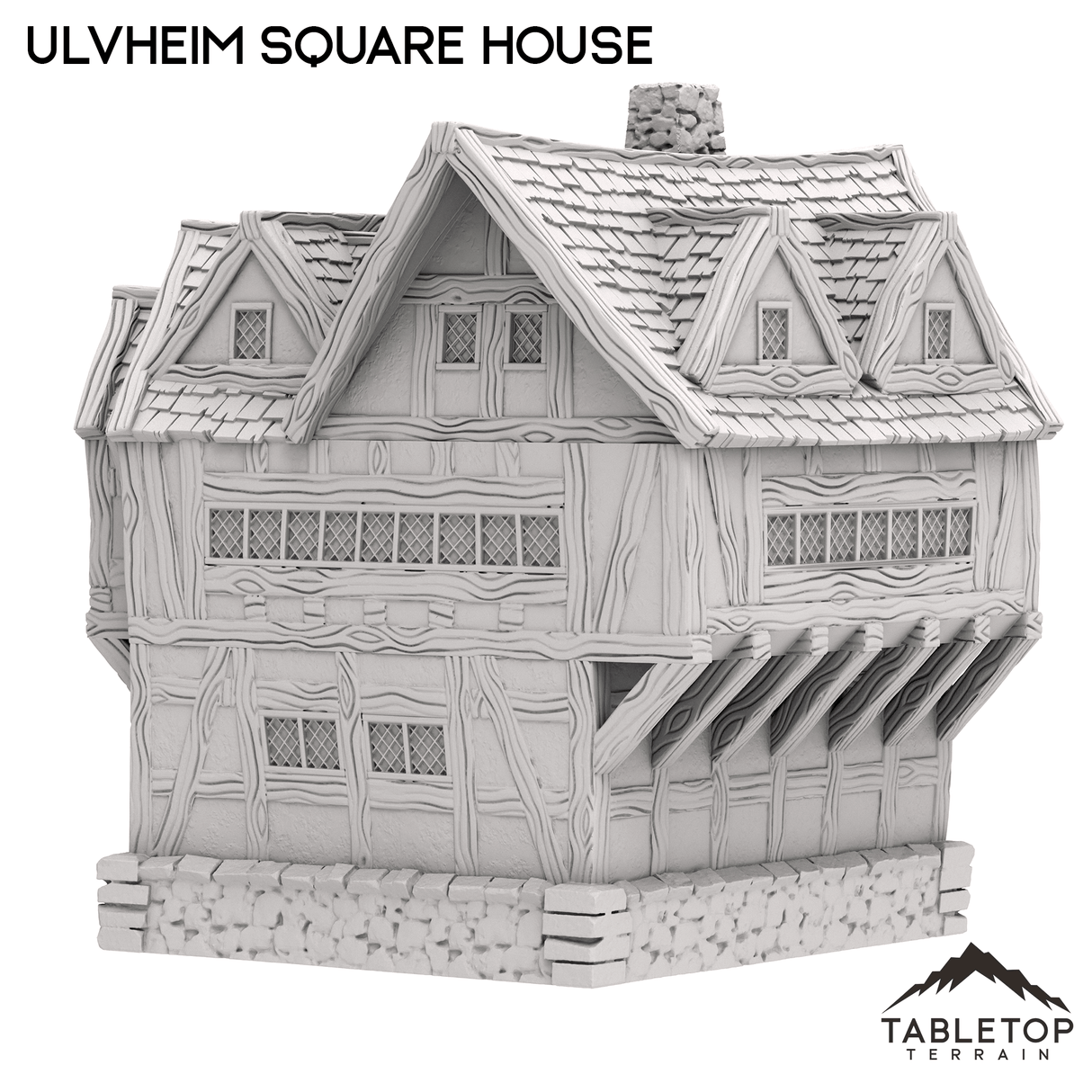 Tabletop Terrain Building Ulvheim Square House - Fantasy Building 2
