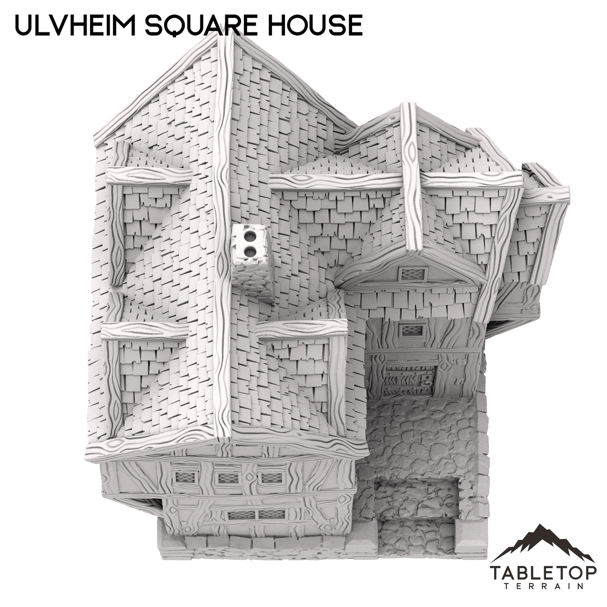 Tabletop Terrain Building Ulvheim Square House - Fantasy Building 2
